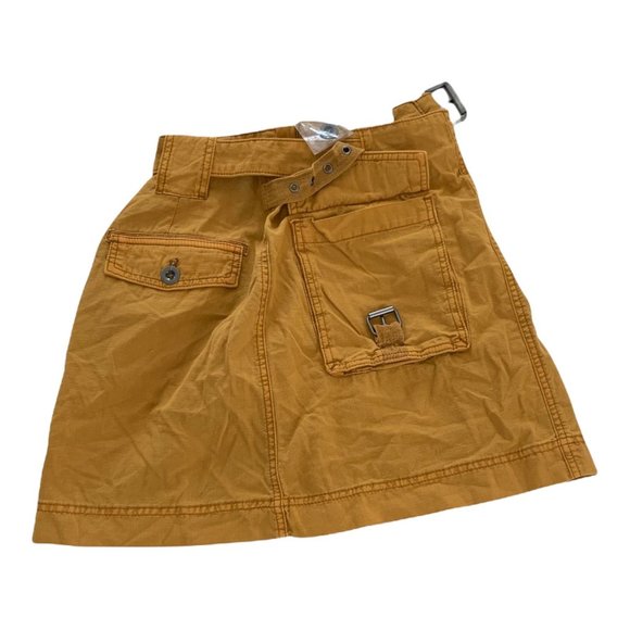 Free People Erika Utility Mini Skirt Honey Babe Size 2 - Picture 2 of 9